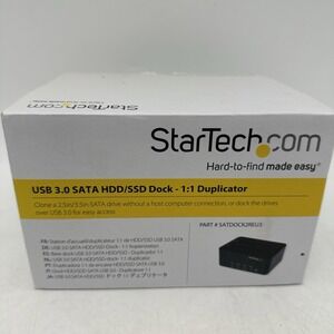 StarTech 3.0 SATA HDD/SSD Dock 1:1 Duplicator SATDOCK2REU3